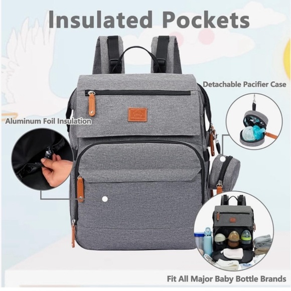 Baby Diaper bag backpack - Picture 3 of 7